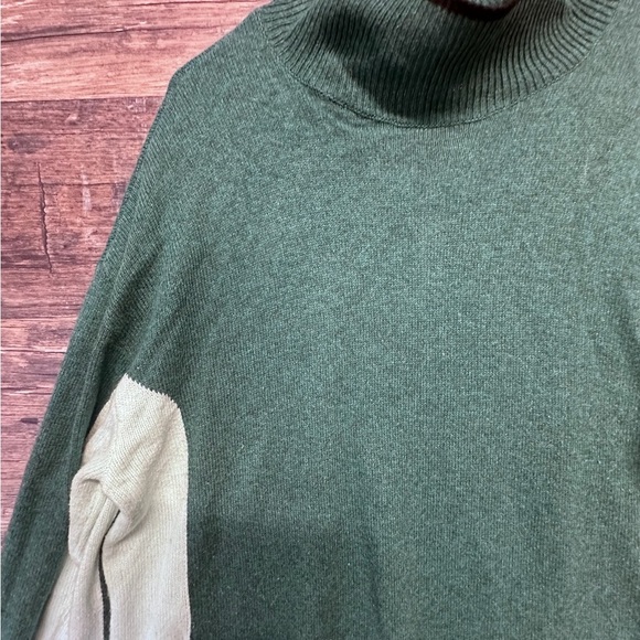 Talbots Green Cowl Neck Sweater with Soft Texture - Picture 9 of 11